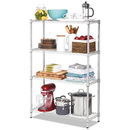 D2D Technologies AL  Residential Wire Shelving- Silver D22950344